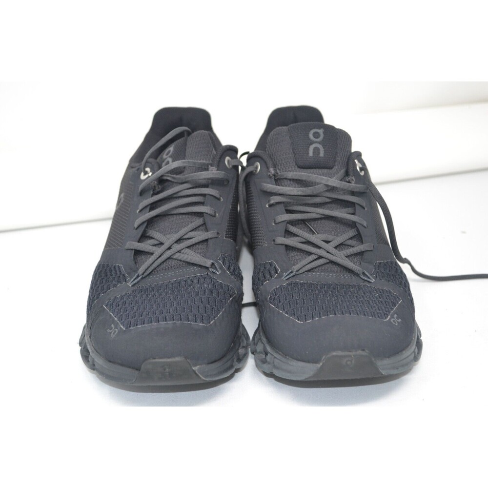 Men's Size 8 - On Cloudflyer All Black Athletic Running Shoe - 21.99225 Lace-Up - Picture 2 of 12